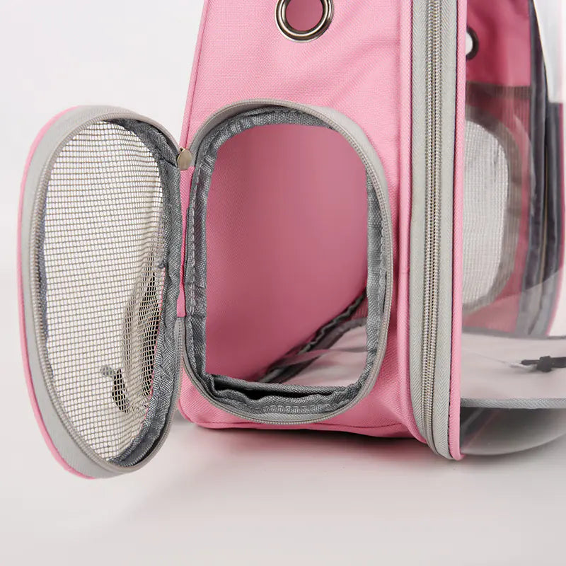 Transparent Cat Backpack - Portable Pet Carrier Bag