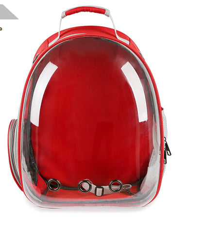 Transparent Cat Backpack - Portable Pet Carrier Bag