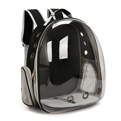Transparent Cat Backpack - Portable Pet Carrier Bag